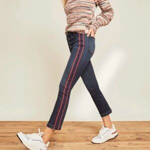 Veronica Beard Dark Blue Flare Jeans